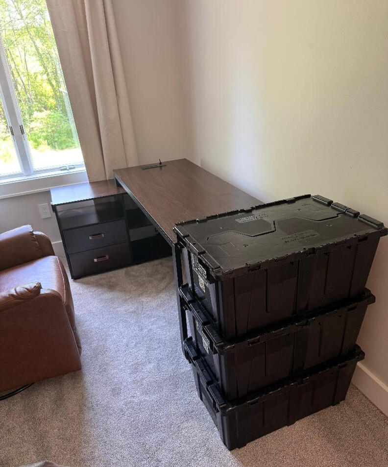 Untitled Crates packed inside a West Warwick RI home